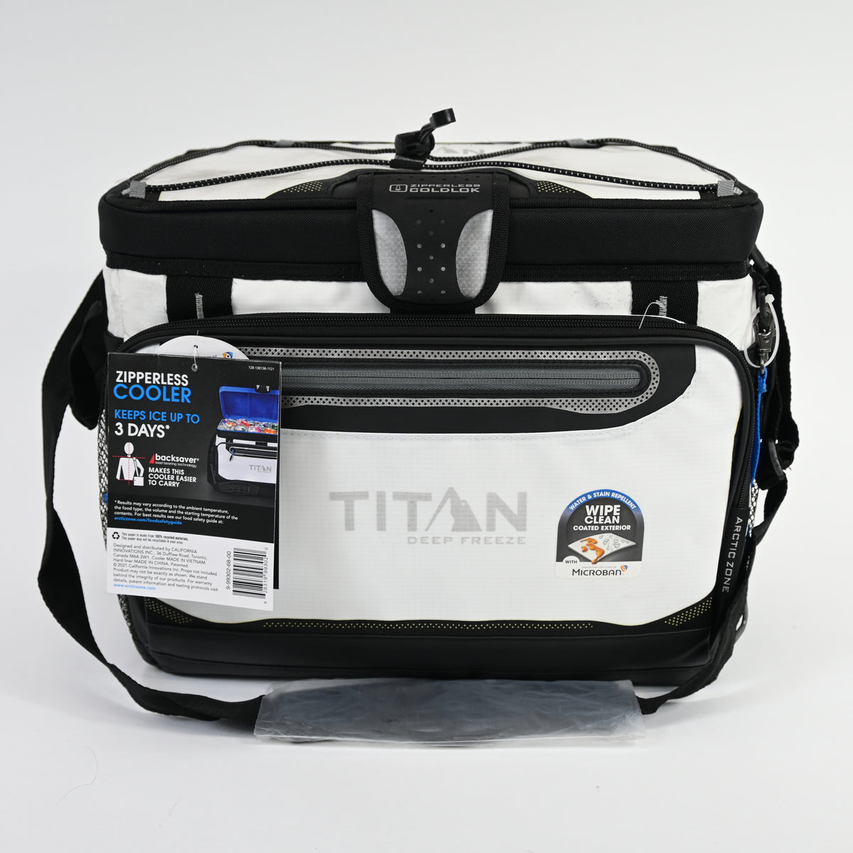 Arctic Zone Titan Deep Freeze Zipperless Hardbody Cooler - White (30 Can)