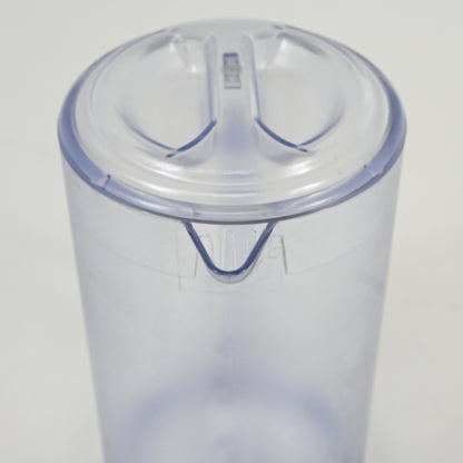 G.E.T. Textured Clear Polycarbonate 64 Oz Water Pitcher w/Lid - Grade A
