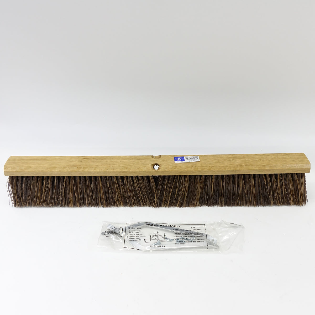 30" Individual Garage Brush - Plastic- Brown