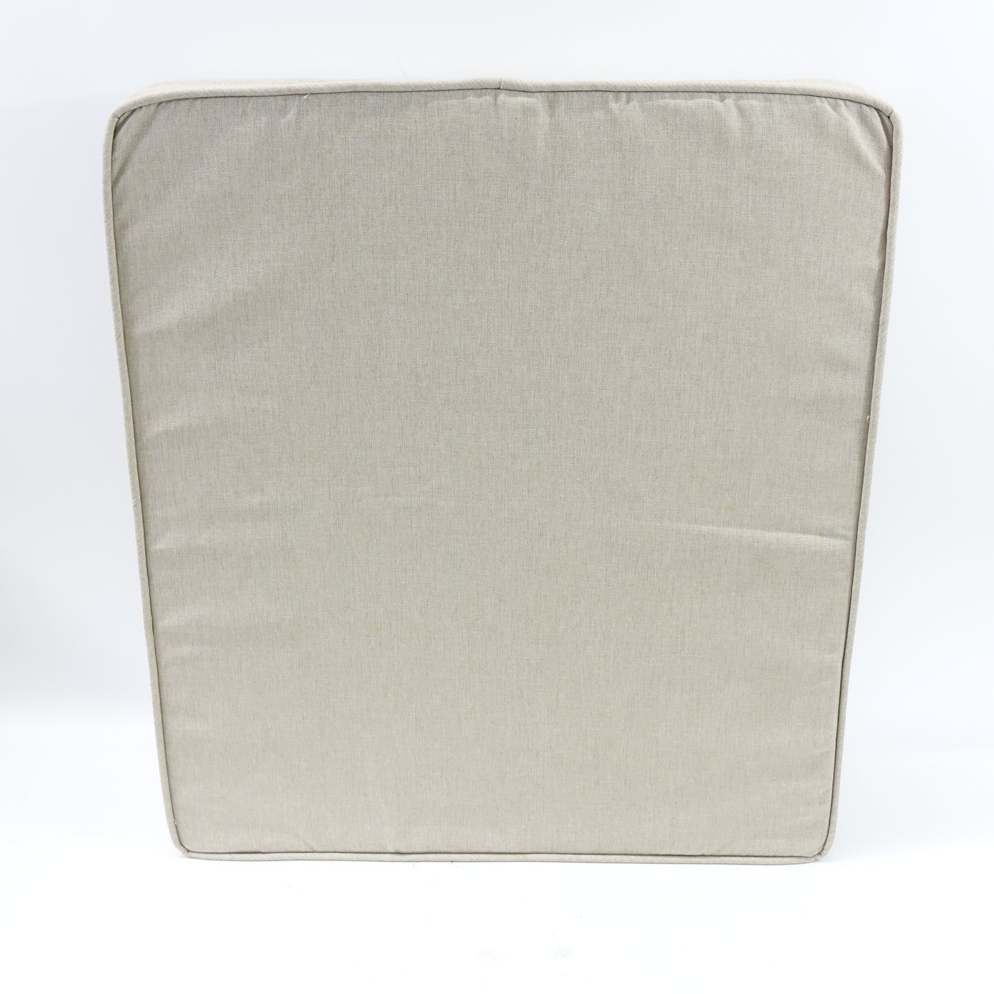 Quality Outdoor Living Patio Chair Cushions Set of 2 23"x26" 4" Foam Linen