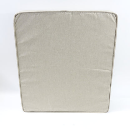 Quality Outdoor Living Patio Chair Cushions Set of 2 23"x26" 4" Foam Linen