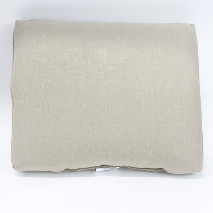 Quality Outdoor Living Patio Chair Cushions Set of 2 23"x26" 4" Foam Linen