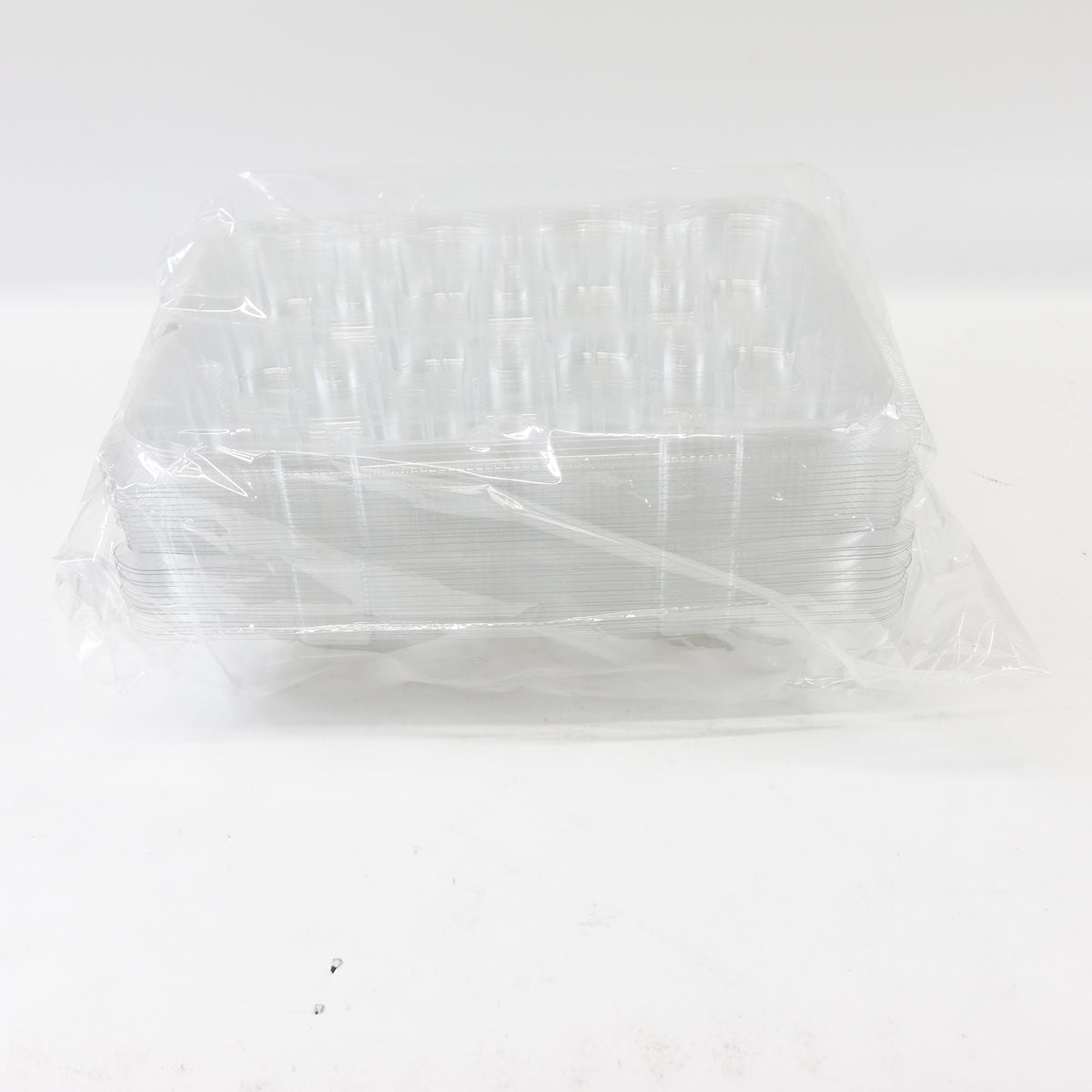 Cupcake Containers Holder - 12 Counts x 16 Sets Stackable Cupcake Boxes Carrier