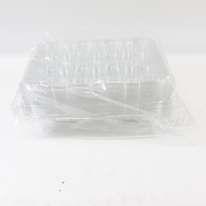 Cupcake Containers Holder - 12 Counts x 16 Sets Stackable Cupcake Boxes Carrier