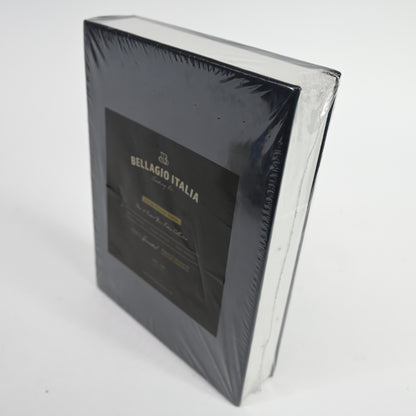 Bellagio Italia Corona CD DVD Storage Binder Lago Blue Faux 48 Disc - New