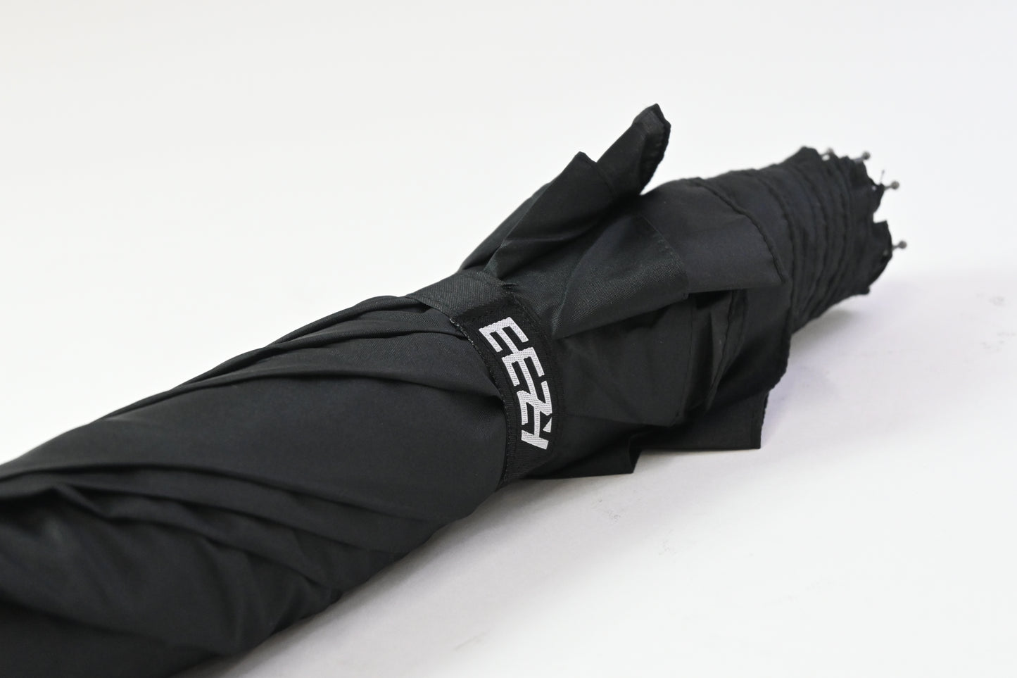 Black Double Layer Inverted Umbrella, C Shaped Handle Reverse Folding
