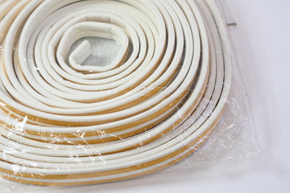 HEA!YO Door/Window Weather Stripping Brown, White, 33ft x 2 rolls