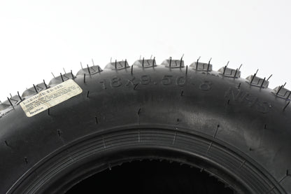 WEIZE 18 x 9.5 x 8 Lawn Tire, Turf Tires, 4 PR Tubless, 1040lbs Cap - New