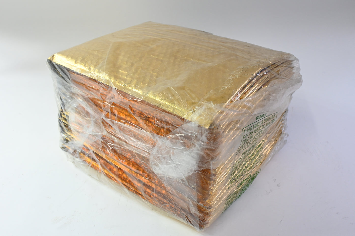 Metallic Gold Bubble Mailers – Glamour Padded Shipping Envelopes - Open Box