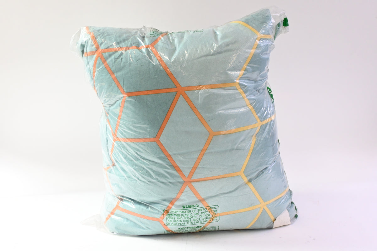 Teal and Yellow Patterned Comforter 100% Polyester (size not known)