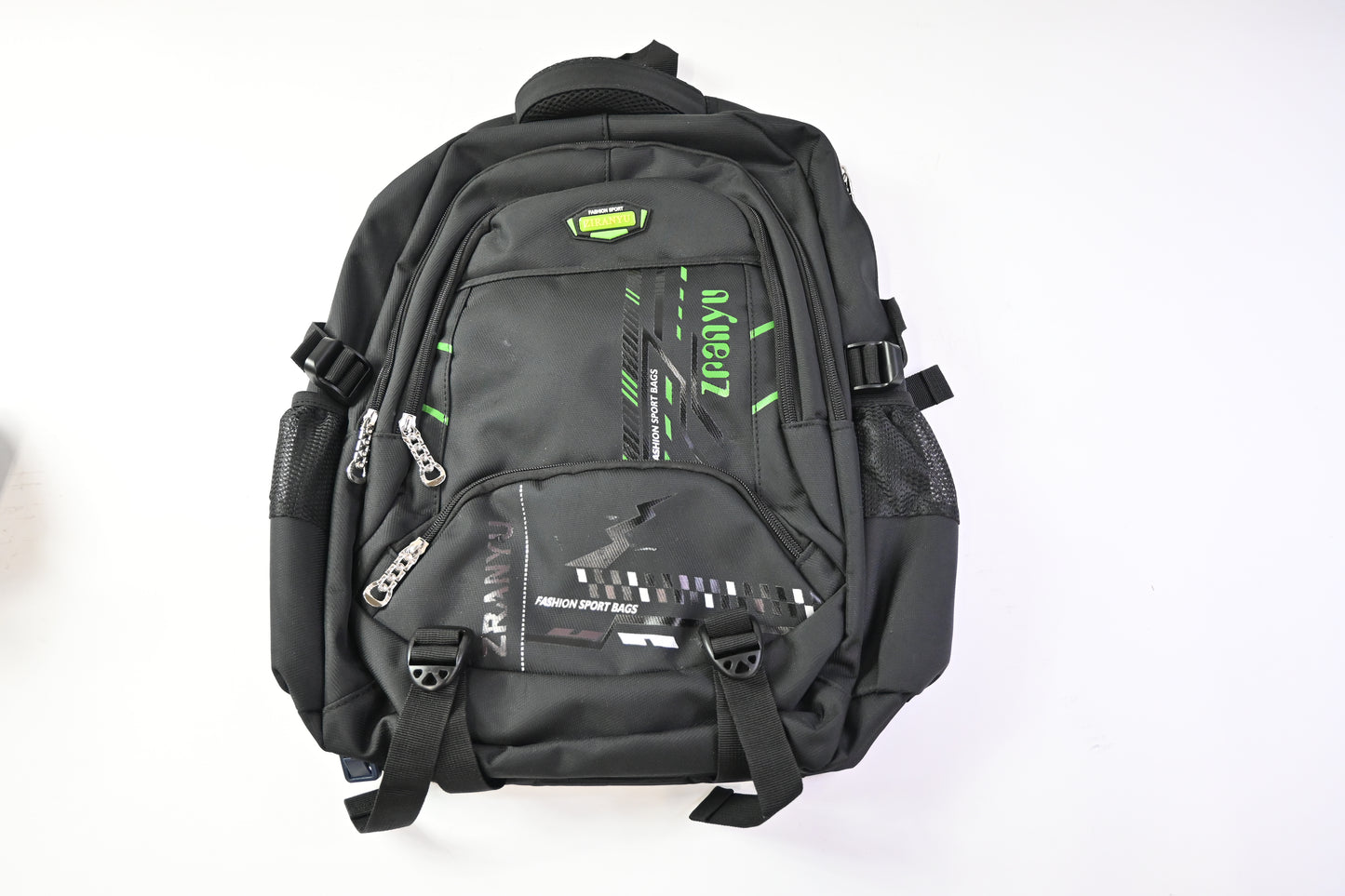 Black Fashion Sports Rolling Backpack with Wheels for Elementary School Students