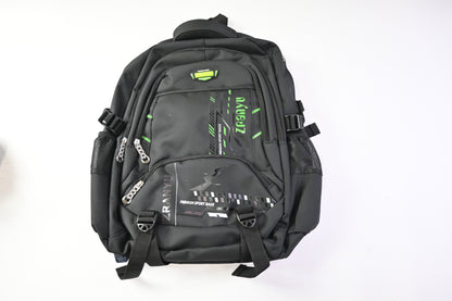 Black Fashion Sports Rolling Backpack with Wheels for Elementary School Students