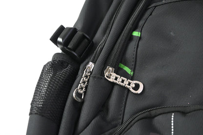 Black Fashion Sports Rolling Backpack with Wheels for Elementary School Students