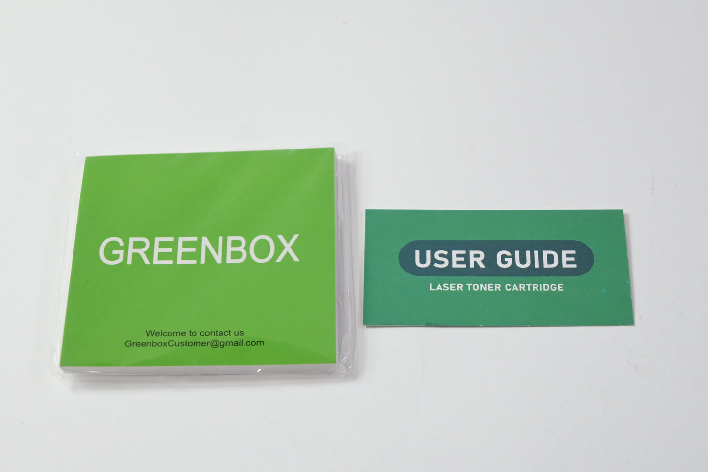 Greenbox Toner Cartridges, 4pk Black, Cyan, Yellow, Laser Jet Printer - Open Box
