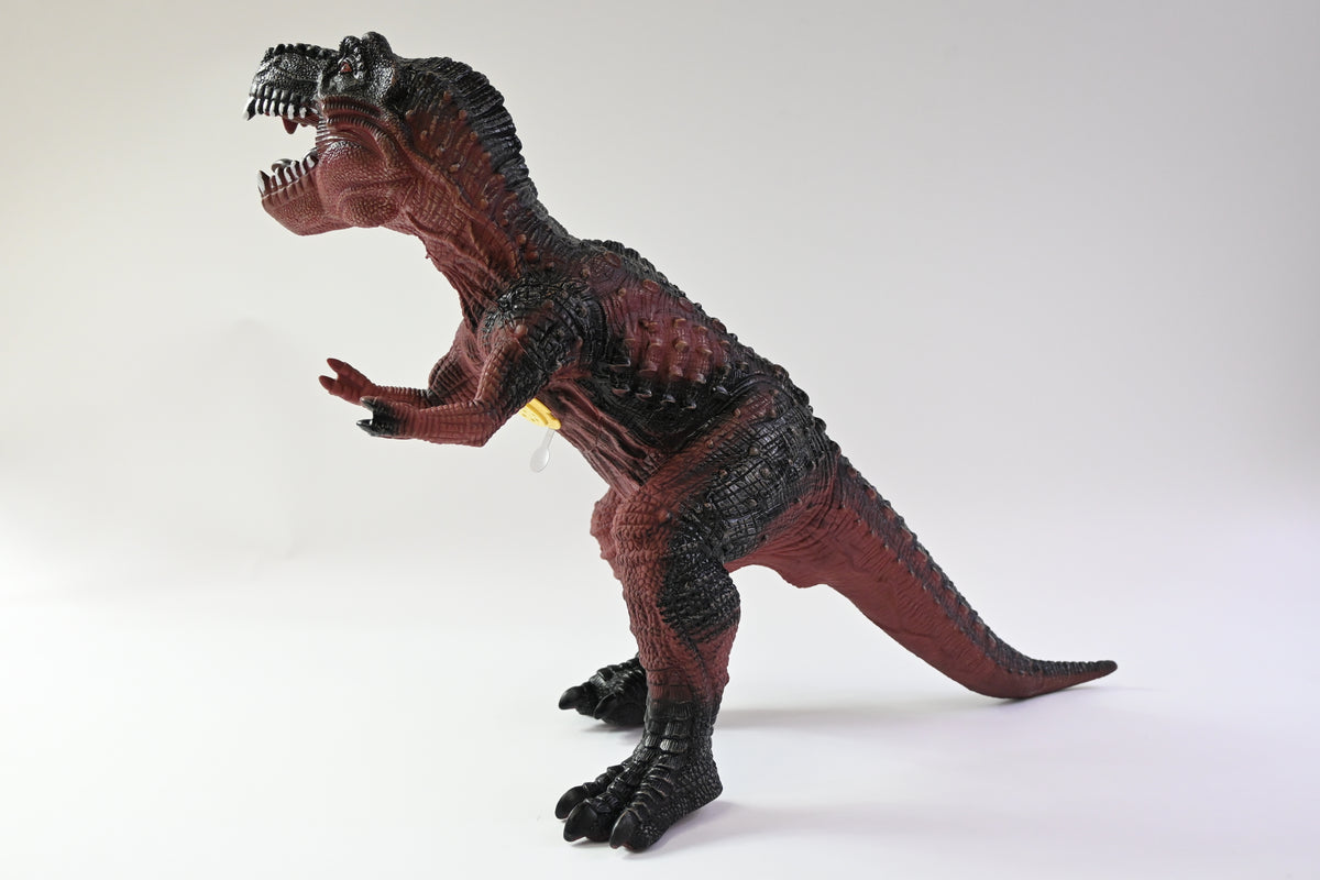 Big Tyrannosaurus Rex Dinosaur Toy Large Sound Figure Realistic Brown Black 21"