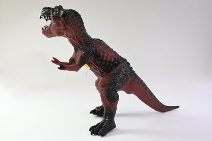 Big Tyrannosaurus Rex Dinosaur Toy Large Sound Figure Realistic Brown Black 21"