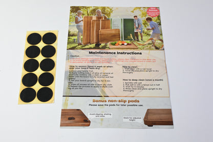 AH Touch Lasting Greatness- Wooden Cutting Board Velcro Stabilizers - Open Box