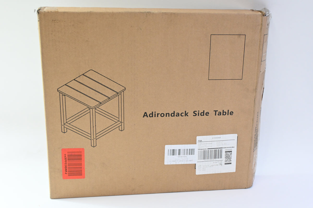Adirondack Side Table, Espresso Color Finish
