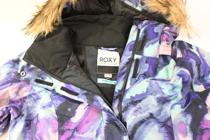 Women's Winter Sports Jacket w/ Zipper Pockets, Side Vents, Waist Gaiter, SizeM