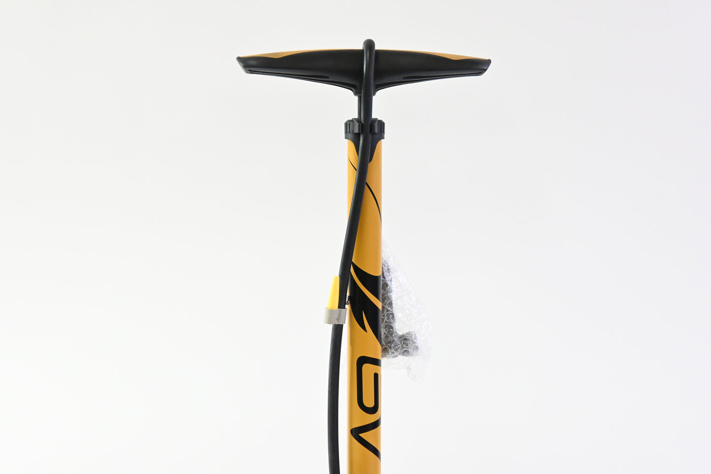 BV Durable Bicycle Pump for 17/24inch Bikes, Smart Valve Head, 160 PSI, Yellow