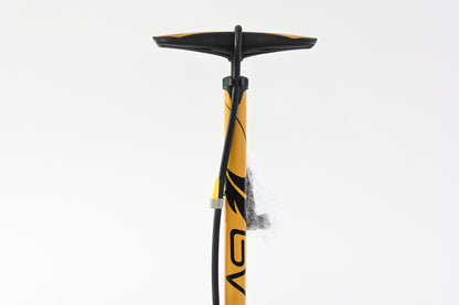 BV Durable Bicycle Pump for 17/24inch Bikes, Smart Valve Head, 160 PSI, Yellow