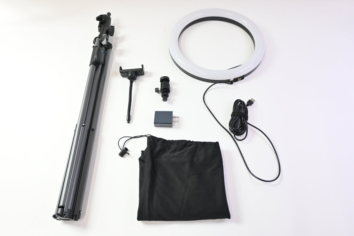 heyday™ 12" RGB Ring Light with Tripod