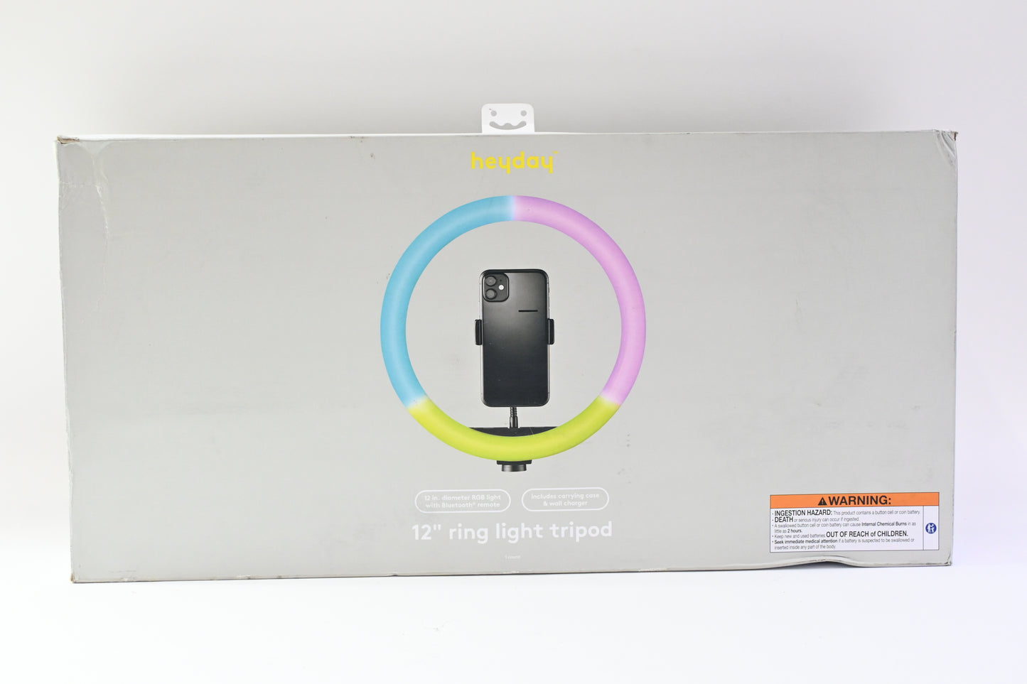 heyday™ 12" RGB Ring Light with Tripod
