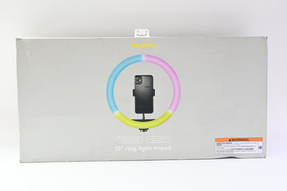 heyday™ 12" RGB Ring Light with Tripod