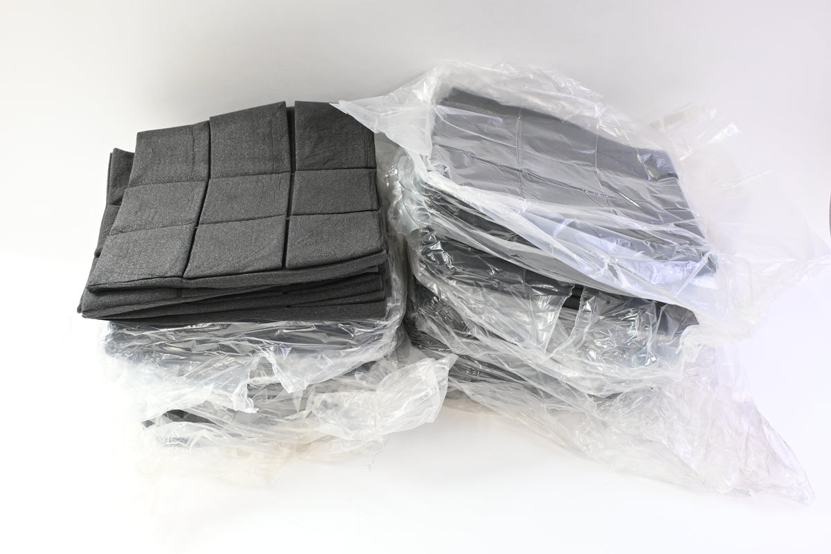 Acoustic Panels NRC Sound Proof Padding Foam, Dark Grey, 40 Panels