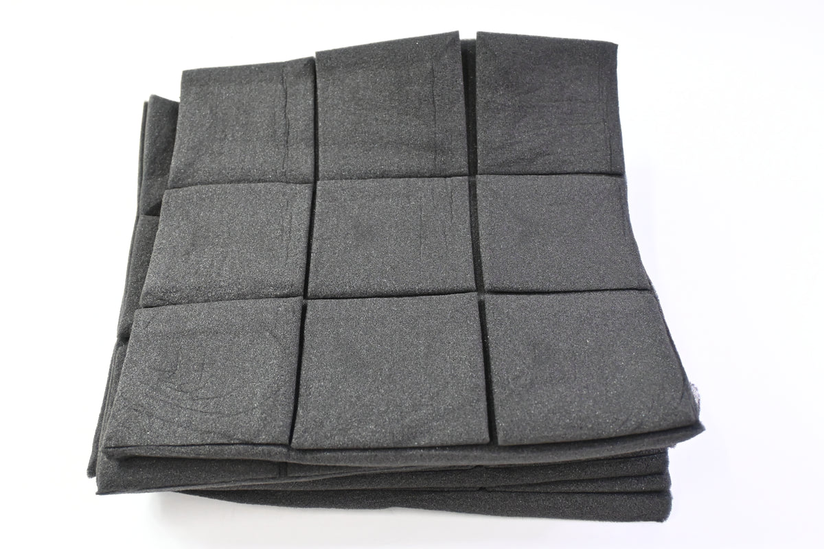 Acoustic Panels NRC Sound Proof Padding Foam, Dark Grey, 40 Panels