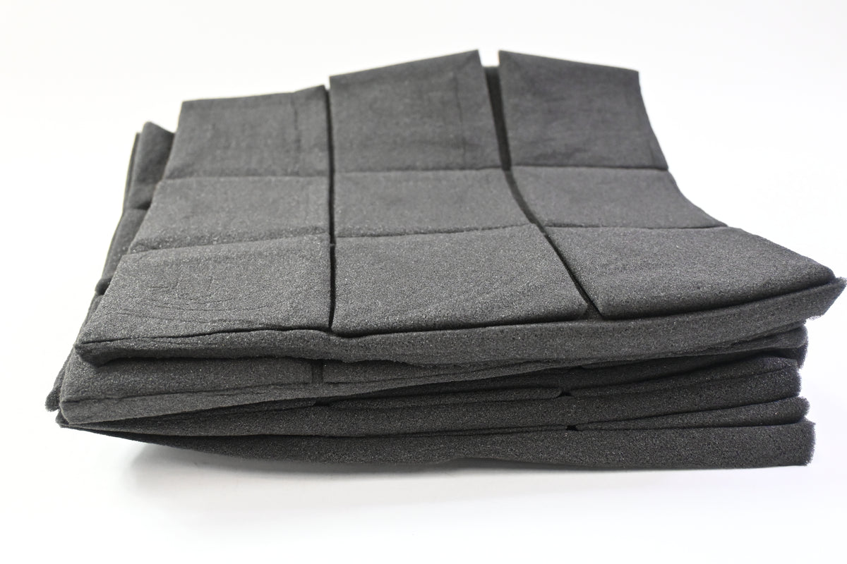 Acoustic Panels NRC Sound Proof Padding Foam, Dark Grey, 40 Panels