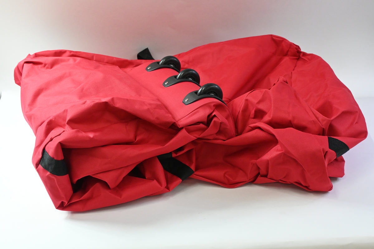 Winpull Rolling Christmas Tree Storage Bag for 9' Tree 600D Waterproof Red