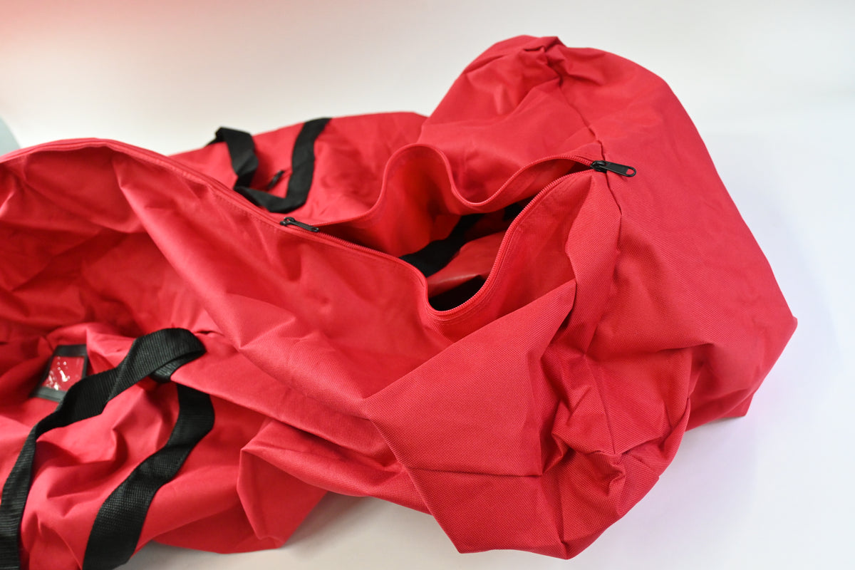 Winpull Rolling Christmas Tree Storage Bag for 9' Tree 600D Waterproof Red