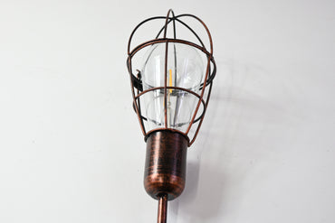 OUtdoor Walkway/Sidewalk Solar Powered Light, Rustic Style Metal - Grade A