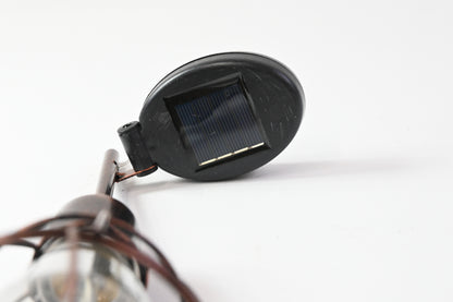 OUtdoor Walkway/Sidewalk Solar Powered Light, Rustic Style Metal - Grade A