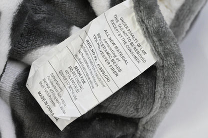 Sherpa Weighted Grey Double Sided Cozy Fluffy Blanket