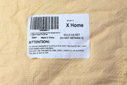 X Home 10 LB Blue Fire Pit Glass Beads for Propane & Natural Gas, 3/4" - New