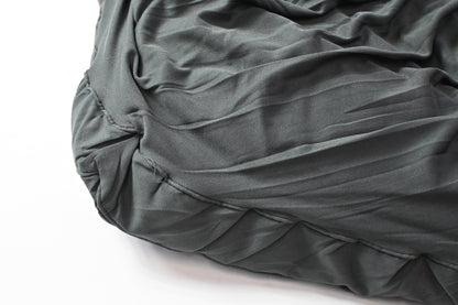 Dark Grey Fitted Mattress Bed Size Twin, 39"x80"x18" Polyester - Grade B