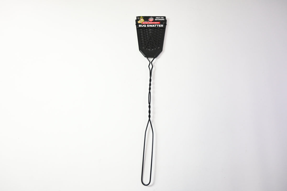Enoz Extra Heavy Duty Fly Swatter Steel Handle Rubber Flapper Precision Made