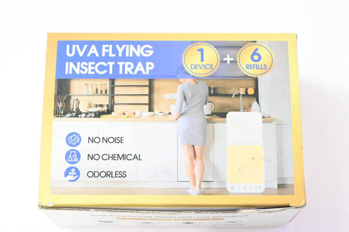 UVA Flying Insect Trap, No Noise, No Chemical, Odorless