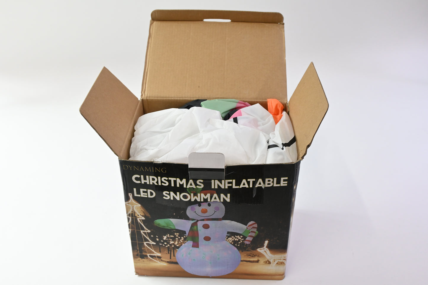 Dynaming 6FT Christmas Inflatable LED Snowman, WInter, Seasonal, Outdoor, Yard