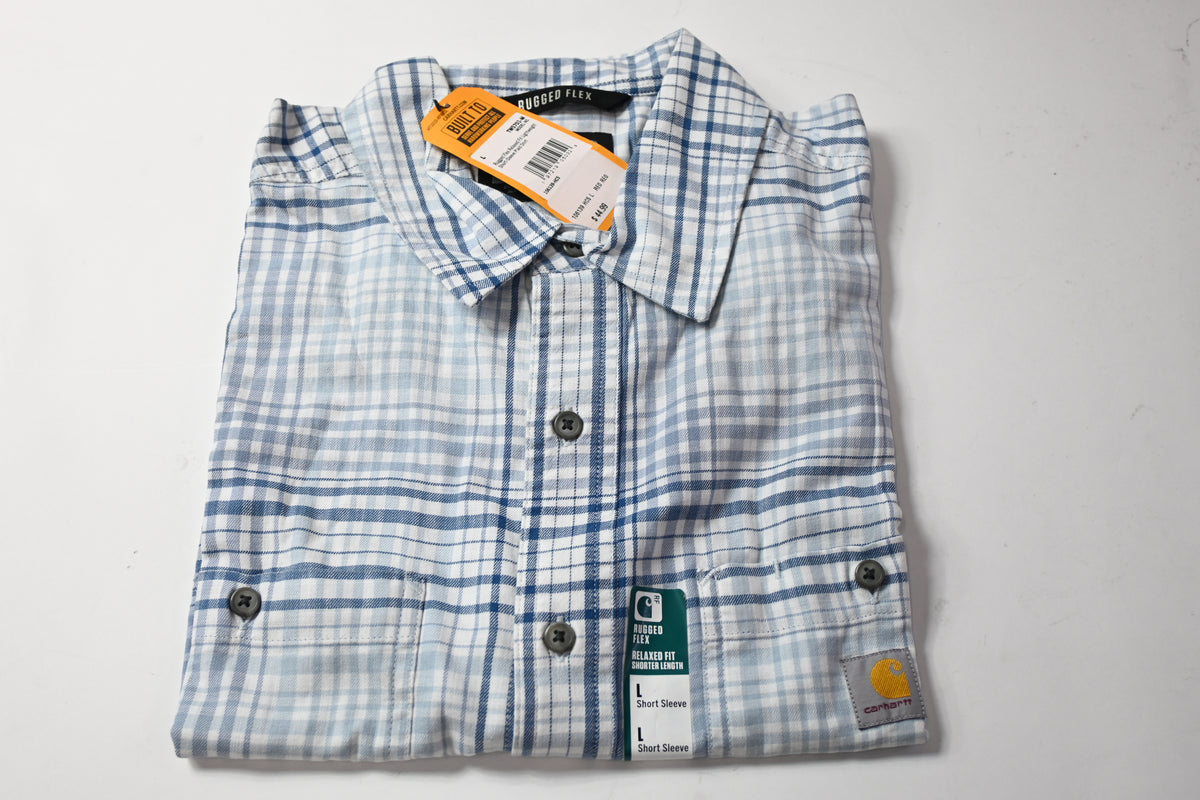 Carhartt Men's 106139 Rugged Flex Relaxed Fit Lightweight Short Sleeve, Large
