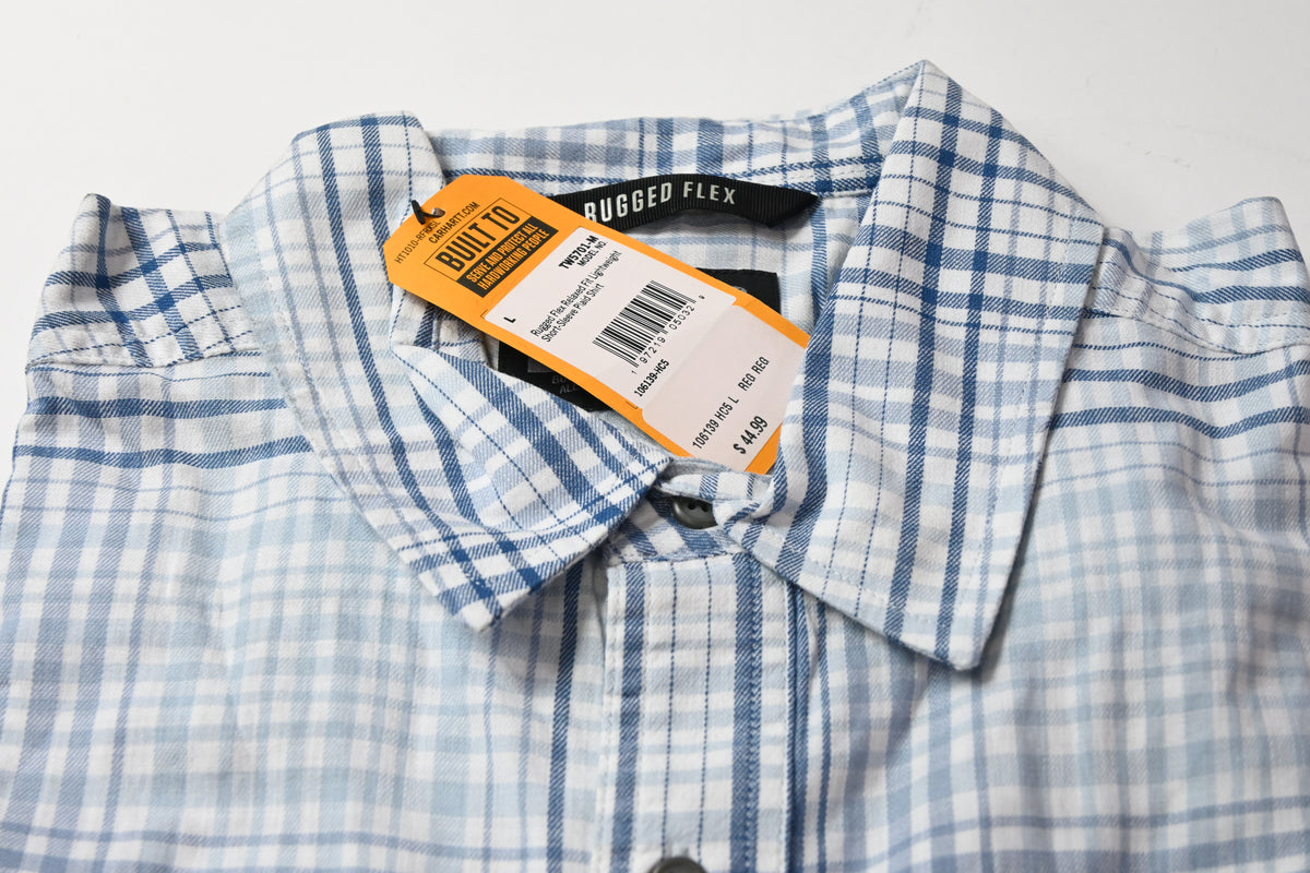 Carhartt Men's 106139 Rugged Flex Relaxed Fit Lightweight Short Sleeve, Large