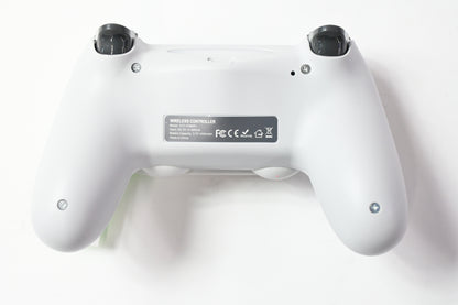 Wireless Gaming Controller for PS4/PS4 Slim/PS4 Pro, White, Grey