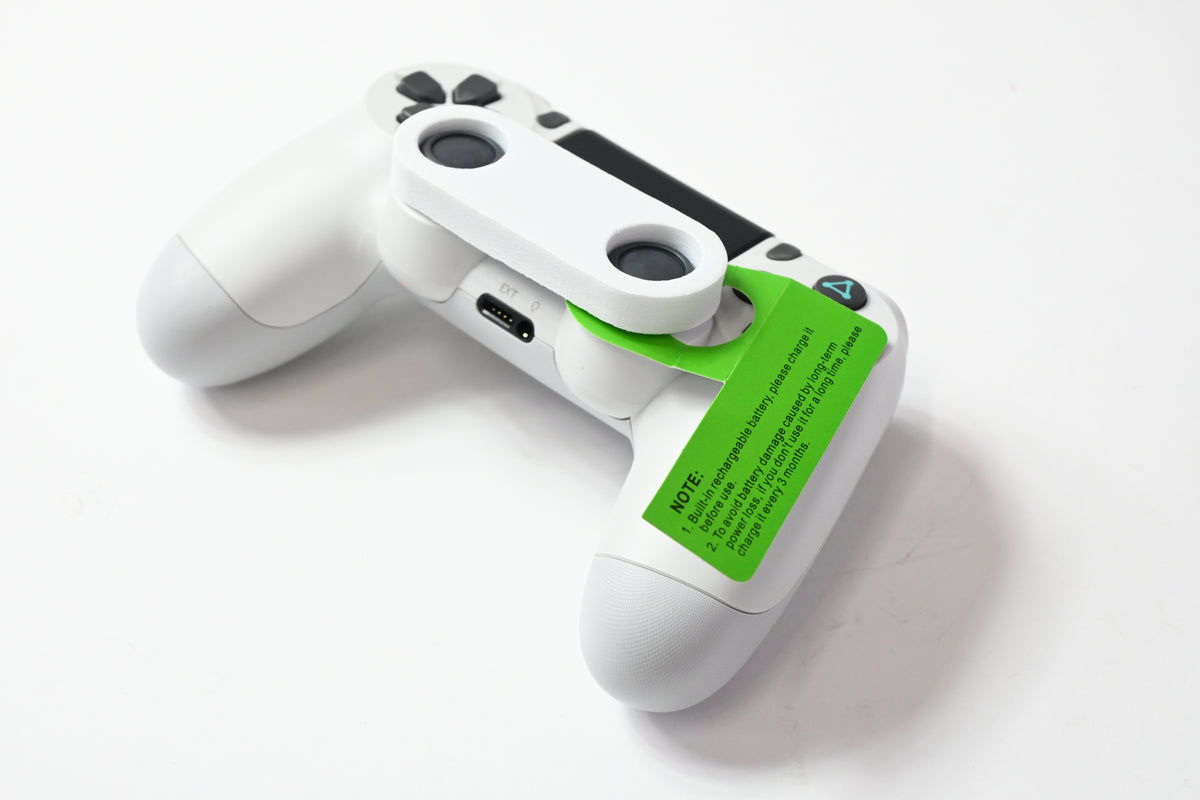Wireless Gaming Controller for PS4/PS4 Slim/PS4 Pro, White, Grey