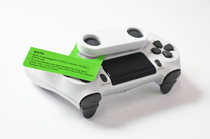 Wireless Gaming Controller for PS4/PS4 Slim/PS4 Pro, White, Grey