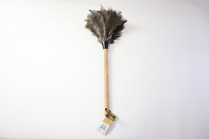 Fuller Brush Ostrich Feather Duster Long Handle Blinds Fans TV Cobweb Dust - New