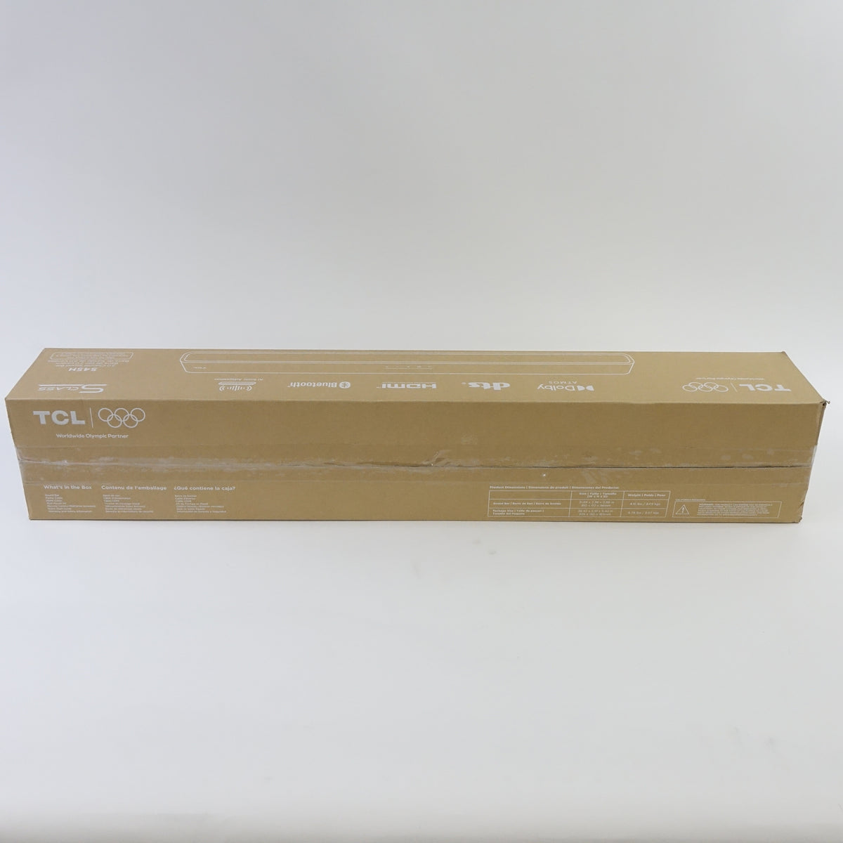 TCL S45H 2.0 Sound Bar Dolby Atmos DTS 100W Bluetooth Auto Room Calibration