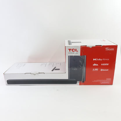 TCL S55H 2.1 Sound Bar Wireless Subwoofer Dolby Atmos DTS 220W Bluetooth