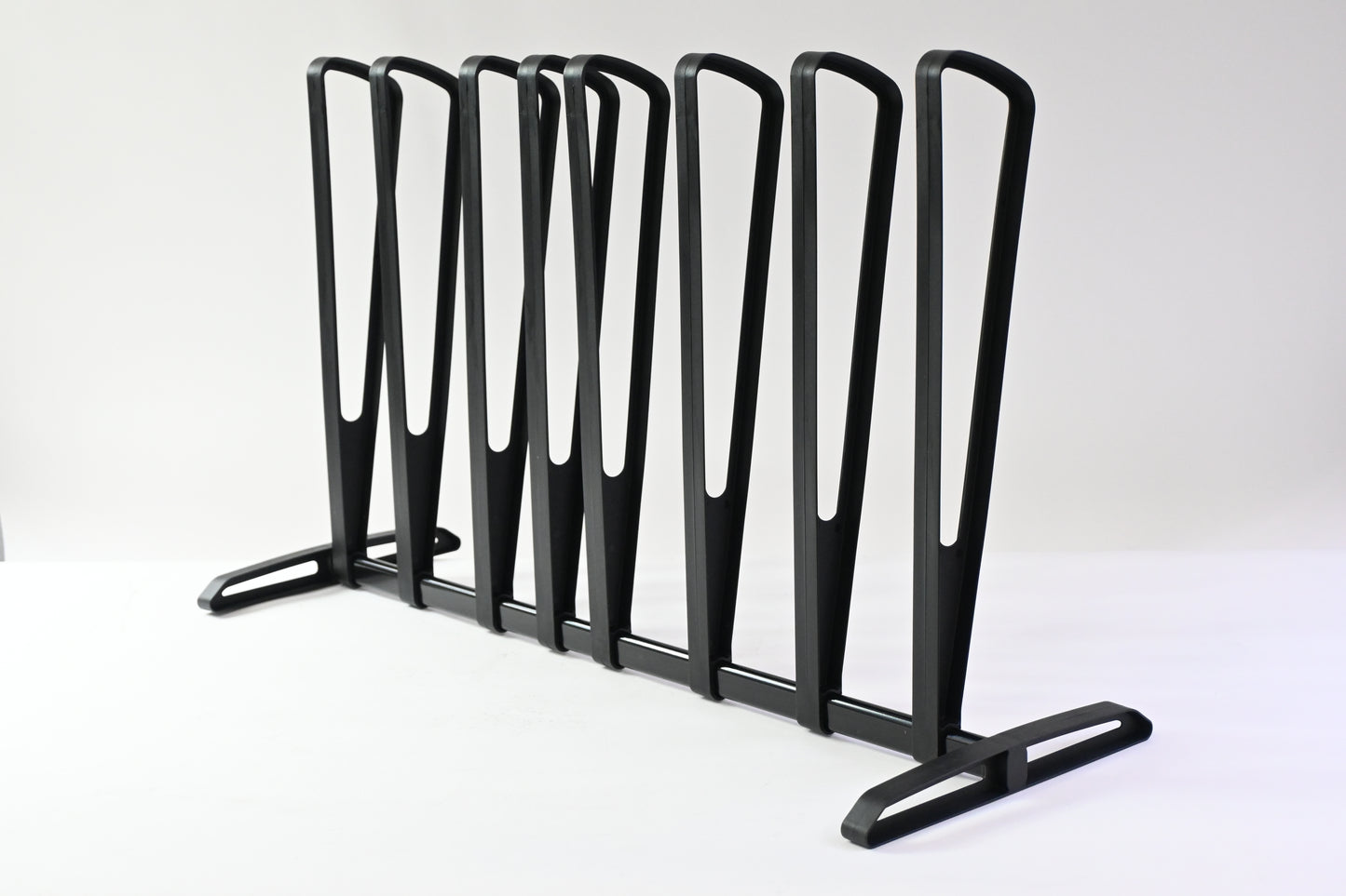 Yescom 4 Pairs Black Metal & Plastic Boot Rack 17.1 Inch Tall